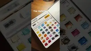 My materials and setup ✌️ #drawingmaterial#paintingmaterial#videorecordingsetup#watercolour#ohuhu