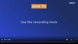 How to: Use the recording tools