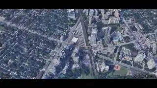 Google earth:Islington city centre.