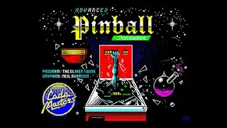 Advanced #Pinball Simulator #4K #HQ intro + #music themes + gameplay ZX #Spectrum #remastered (1990)
