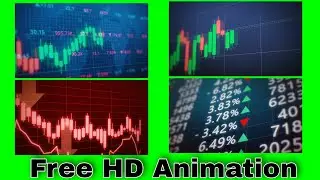 stock market charts video || Free Share market chart animation video || free share market chart 📉📈