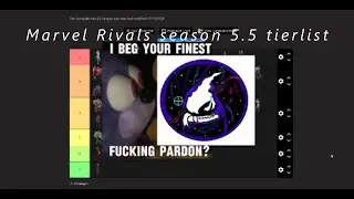Marvel Rivals Season 5.5 tierlist from a GrandMaster's POV