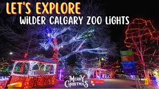 Let's explore Wilder Calgary Zoo Lights, Calgary, Alberta, Canada 🇨🇦