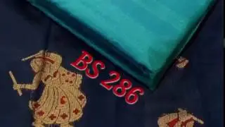 Plain Sana silk Saree | full work dancing girl blouse | RV Collections