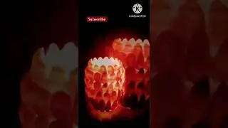 Simple pista shell lamp.No glue gun needed#hacks#crafts#ytshorts  #shortsvideo #shorts