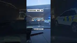 car vs car crash police response #nz #nzpolice #wellington #news #youtubeshorts #feedshorts #shorts