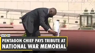 Pentagon Chief in India: US Secretary of Defence Lloyd Austin pays tribute at National War Memorial