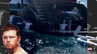 Saul Alvarez In The Bahamas With His $30 Million Black Legend Yacht