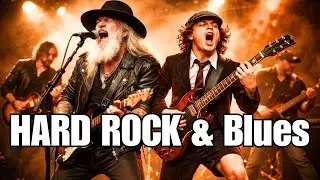 Top 10 Hard Rock & Blues Songs | Classic Hard Rock Vocals & Guitar Riffs &ndash; AC/DC Style Playlist