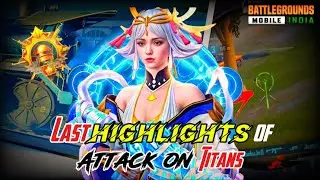 Last Highlights of Attack on Titans | BGMI x AOT Epic Final Gameplay | CheekuJoD