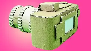 How to Make a Realistic DSLR Camera Model with Cardboard | Crafty Cardboard