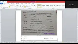 Easy to understand section B 2025 journal entries 