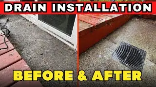 🛠️ Installing a Drain Under a Deck: Say Goodbye to Standing Water! 🚿