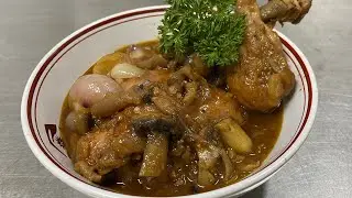 Poulet saut&eacute; Aux champignon ll Saut&eacute; Chicken With Mushroom ll IHM Practical Class ll