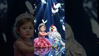 Unbelievable! Little Baby Dance with Chicken on AGT Fusion &ndash; Must Watch! #dance #agt #shorts