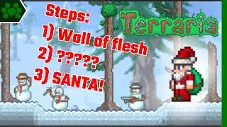 Finding Santa in Terraria! [full VOD]