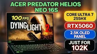 Gaming on Acer predator helios neo 16s,Dying light 2#gaming#dyinglight2#acerlaptop #viral#benchmark 