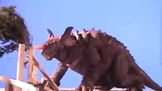 Baragon's suit actress, Rie Ota, and how she would roar in the suit