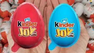 Satisfying Video | Unpacking Yummy Kinder Joy & Kinder Surprise Chocolate Eggs ASMR Candy Opening