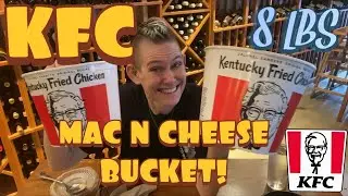 KFC MAC N CHEESE BUCKET CHALLENGE! | WOMAN VS FOOD | ABNORMALLY AMAZING
