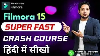 Filmora Full Tutorial for Beginners in just 30 Minutes 😮 Hindi Tutorial with Chat Support #filmora
