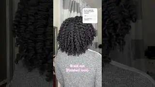 the BEST braid out results #braidout #hairstyles #naturalhairstyles