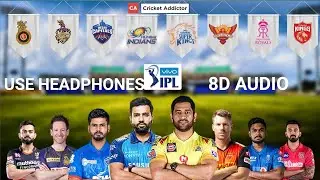VIVO IPL 2021 ANTHEM (8D Audio) || Phir Se | Fan Made! 8D Songs Point