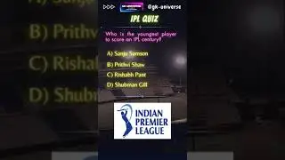 IPL -Youngest Player to Score an IPL Century - {by @gk-universe} #ipl #cricket #shorts