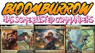 Нам нужно поговорить об этих командирах из Bloomburrow #mtg