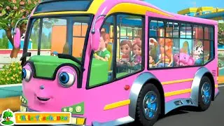 Wheels On The Bus, School Bus Song and Preschool Rhyme for Kids