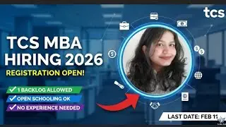 TCS MBA Hiring 2026