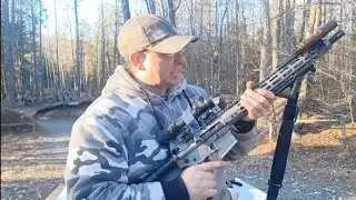 Sig M400 AR-15 ... very smooth cycling