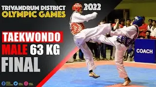 TAEKWONDO MALE 63 KG FINAL | 1st Trivandrum District Olympic Games 2022| Kerala Olympic