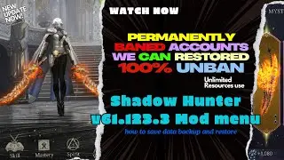 shadow hunter v61.123.3 VIP Mod |100% NO BAN | Permanently baned accounts restored #shadowhuntermod
