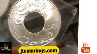 How I Made A 2008 American Silver Eagle Coin Ring