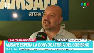 Paritara docente: Amsafe espera la convocatoria del gobierno