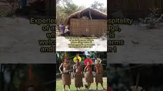 Experience the warm hospitality of an indigenous village. #indigenousheritage #shorts