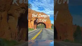 Most Beautiful Scenic Drive | Red Canyon, Utah | Mini Bryce Canyon #travel #vacation #brycecanyon