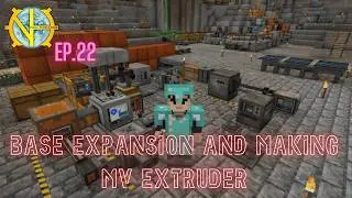 GTNH 2.8.1 Series - MV (~80h) [E22] [S03] - Base Expansion and Making MV Extruder