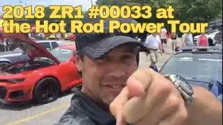 2018 Corvette ZR1 #33 Indy Pace Car with Tom Peters at the Hot Rod Power Tour