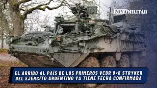 🇦🇷 El arribo de los primeros VCBR 8&times;8 Stryker del Ej&eacute;rcito Argentino ya tiene fecha confirmada