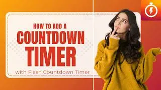 How to Add a Countdown Timer in Shopify  For FREE | Flash Countdown Timer Guide