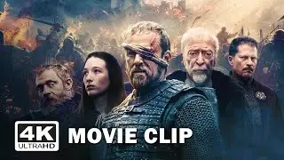 MEDIEVAL Movie Clip (4K) ''The cave fight scene'' (2022)