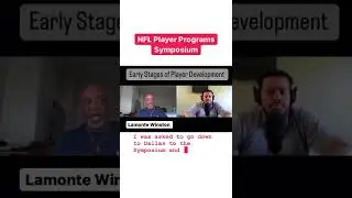 Early stages of Player Development with Lamonte Winston. #ThePDPod #PlayerDevelopment