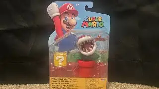 Распаковка фигурки Пираньи из Super Mario (Красная труба) высотой 4 дюйма! | Jakksanuary