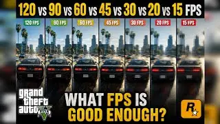 120 vs 90 vs 60 vs 45 vs 30 vs 20 vs 15 FPS — Can You See the Difference? Game Test
