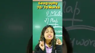 Geography Class 12th | Score 70/70 Marks Top 3 Tips | Aashi Ma'am