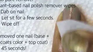 Exo Pure Remover Nail Polish Remover Wipes -UPDATED REVIEW