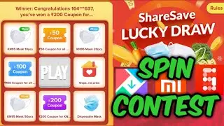 ShareSave Lucky Draw 2020 Full Detail in Hindi 2020 || mi get apps || Udit Saini