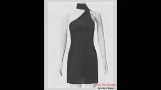 Asymmetrical Halter Neck Mini Dress